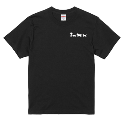 【釣りよかでしょう。】両面Tシャツ(ブラック)