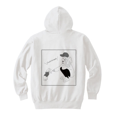 【ゆんみちゃんねる】ジップパーカー(ホワイト)