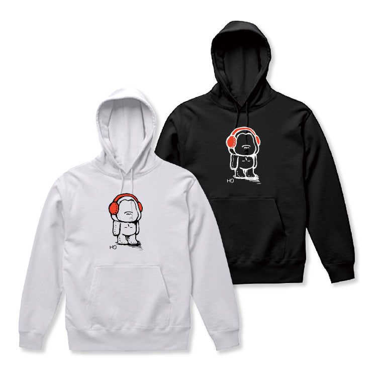 【はまちこちゃんねる】ごりちこパーカー(ホワイト)