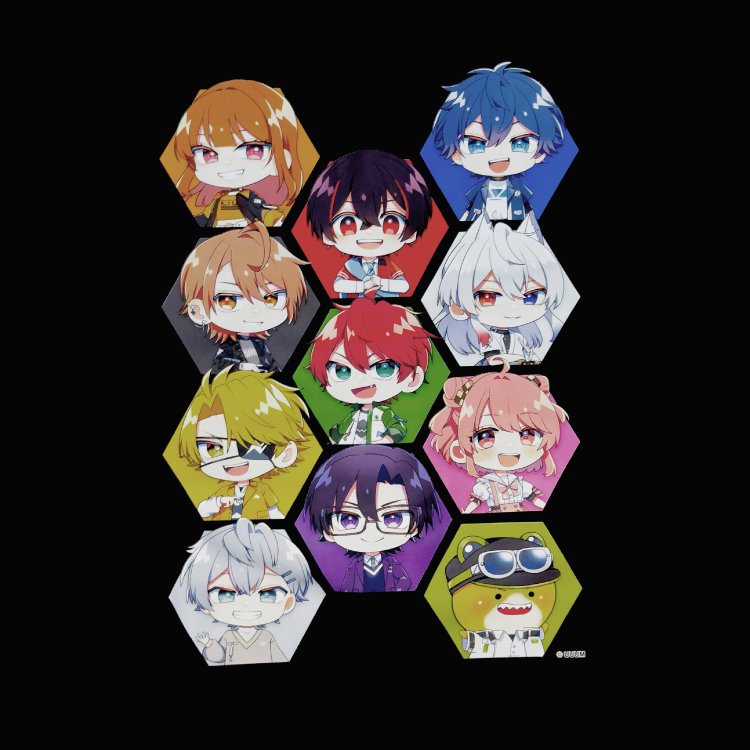 【カラフルピーチ】からぴちコレクション フルジップパーカー(ミニキャラ Ver.)