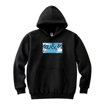 you&meフーデッドパーカー(デザインC)