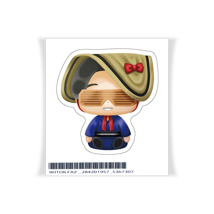 けえ【島育ち】推しステッカー(伊吾煉蔵)