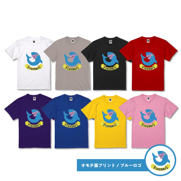 【フィッシャーズ】ロゴTシャツ ブルーロゴ(前面)
