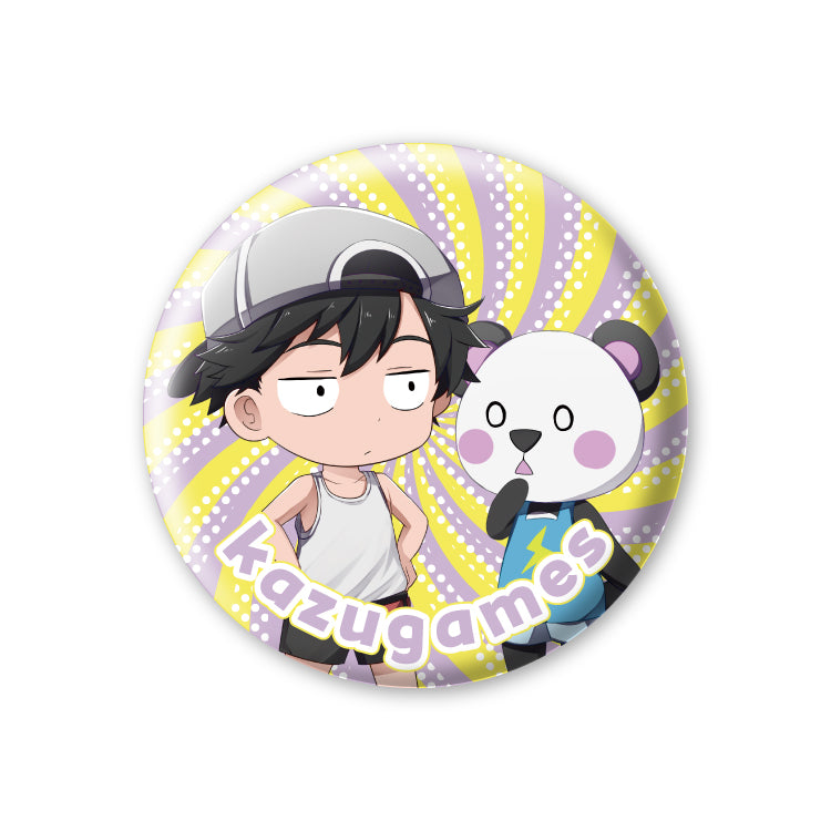 【カズゲームズ】10周年記念 缶バッジ(驚)