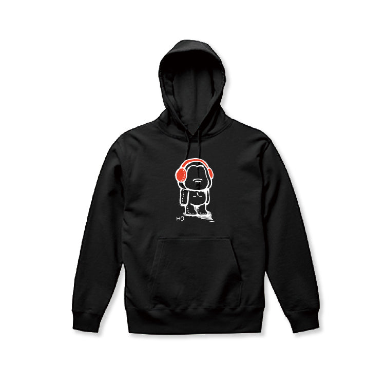 【はまちこちゃんねる】ごりちこパーカー(ブラック)