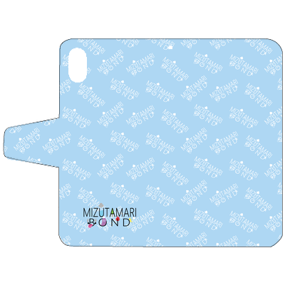 【水溜りボンド】iPhone XS MAX 手帳型ケース(ブルー)