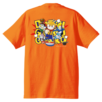 【脱獄ごっこ】背面プリントTシャツ(オレンジ)