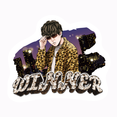 【よしなま】WINNERステッカー(帝王)