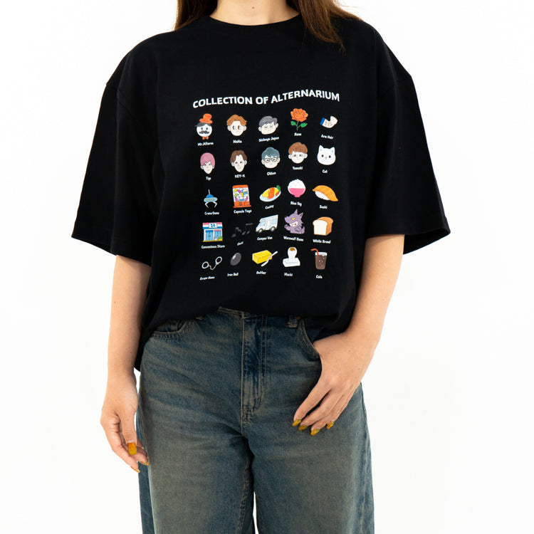 【おるたなChannel】シン・ALTERNARIUMTシャツ(ブラック)