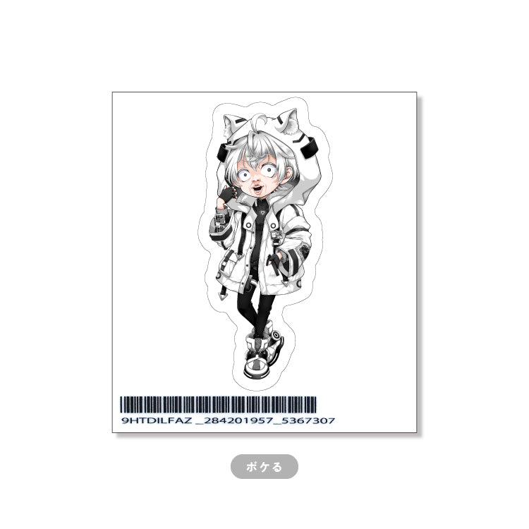 【じんざべす】ステッカー2024(ボケる)