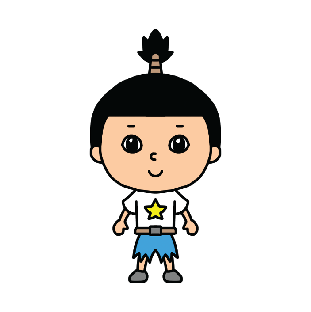 【ゴウキブック】キッズTシャツ つよおくん