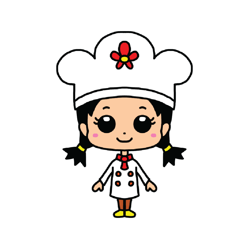 【ゴウキブック】ワンポイントTシャツ りょうりすきこ