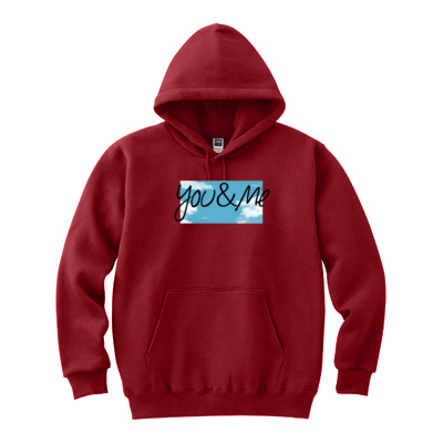 you&meフーデッドパーカー(デザインC)