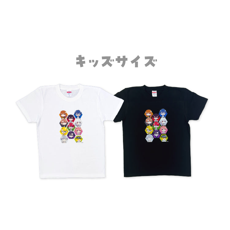 【カラフルピーチ】からぴちコレクション キッズTシャツ(ミニキャラ Ver.)