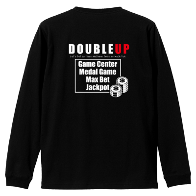 SBS DOUBLE UP 両面ロンT(白ロゴ)