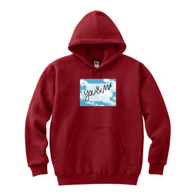 you&meフーデッドパーカー(デザインE)