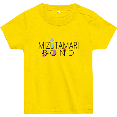 【水溜りボンド】ベビーTシャツ(黒ロゴ)