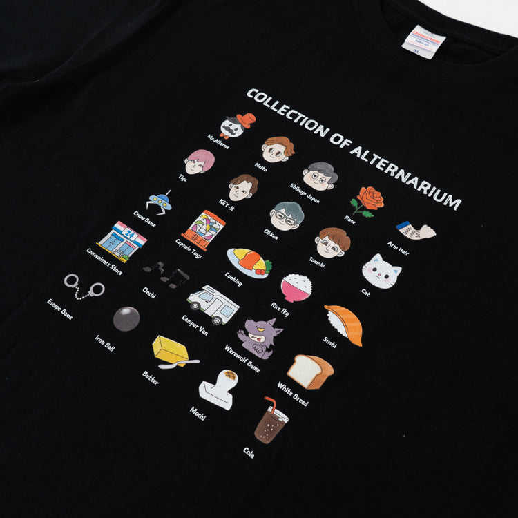 【おるたなChannel】シン・ALTERNARIUMTシャツ(ブラック)