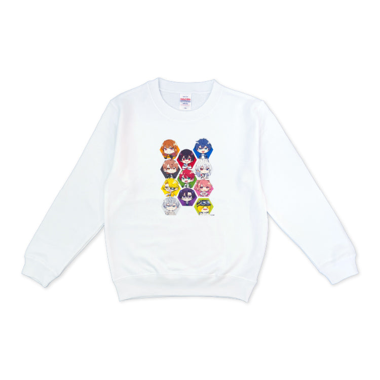 【カラフルピーチ】からぴちコレクション キッズスウェット(ミニキャラ Ver.)