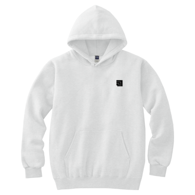 【ステバイ】Lukフーデッドパーカー ホワイト