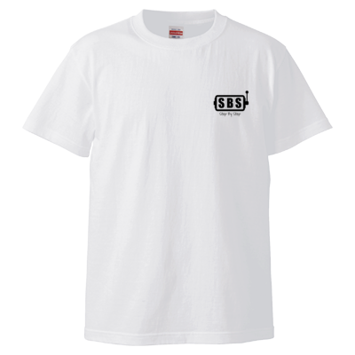 SBS DOUBLE UP 両面Tシャツ(黒ロゴ)