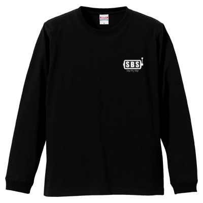 SBS DOUBLE UP 両面ロンT(白ロゴ)