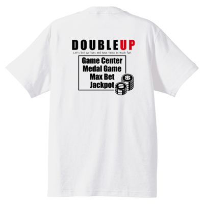 SBS DOUBLE UP 両面Tシャツ(黒ロゴ)