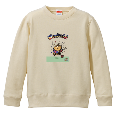 【ふざけファクトリー】ワンダホーキッズスウェット(うまんまパークコラボ)