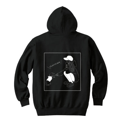 【ゆんみちゃんねる】ジップパーカー(ブラック)