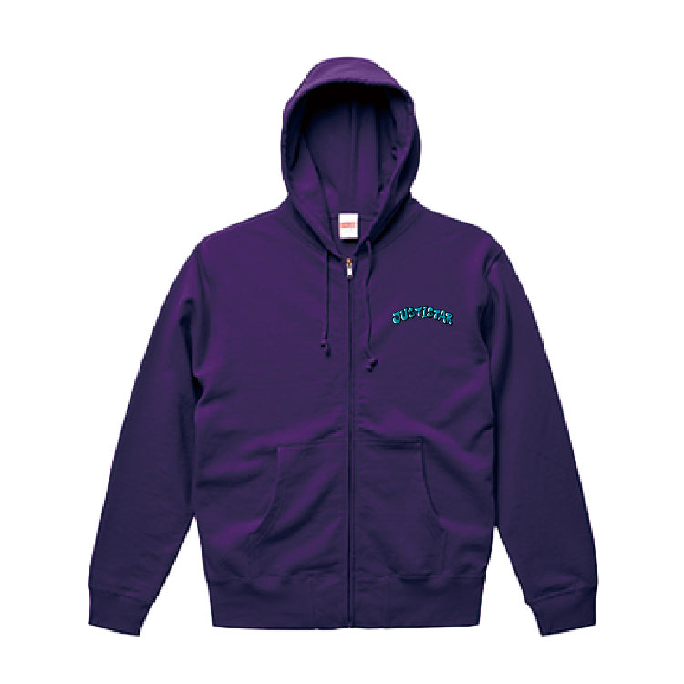 【ジャスティスター】フルジップフーディ(パープル)