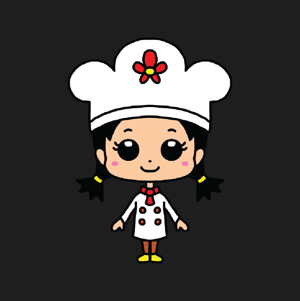 【ゴウキブック】ワンポイントTシャツ りょうりすきこ