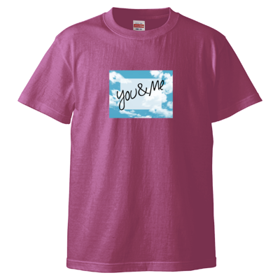 you&meTシャツ(デザインE)