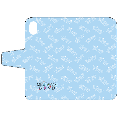 【水溜りボンド】iPhone XR 手帳型ケース(ブルー)