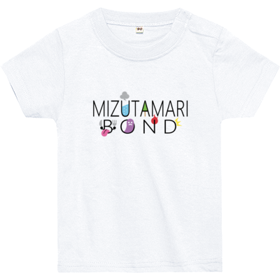 【水溜りボンド】ベビーTシャツ(黒ロゴ)