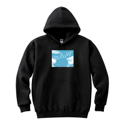 you&meフーデッドパーカー(デザインB)