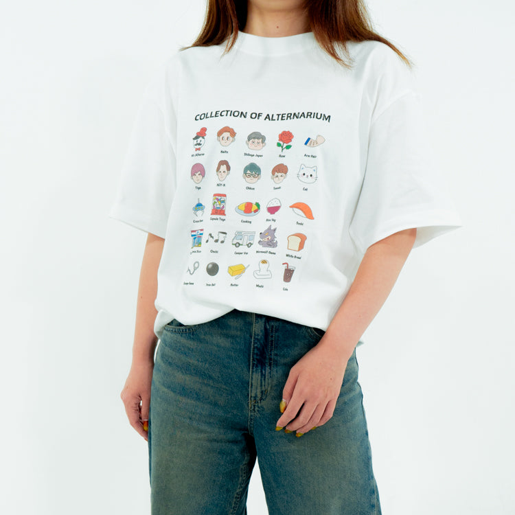 【おるたなChannel】シン・ALTERNARIUMTシャツ(ホワイト)