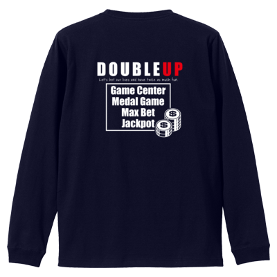 SBS DOUBLE UP 両面ロンT(白ロゴ)