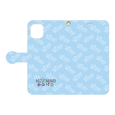【水溜りボンド】iPhone 11 手帳型ケース(ブルー)
