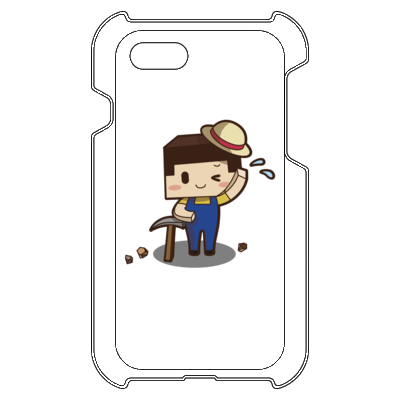 ツルハシたこさん(iPhone 8/iPhone 7 ハードカバーケース)