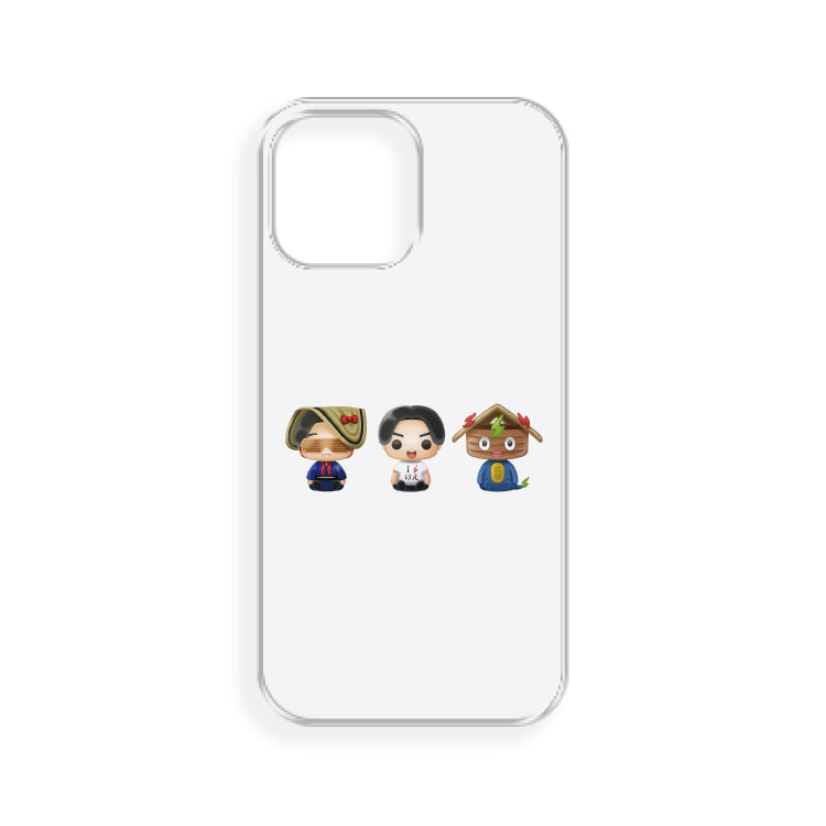 けえ【島育ち】推しiPhone 13 Pro Max クリアケース(全員集合)