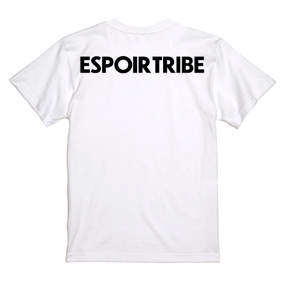 【ESPOIR TRIBE】オリジナル両面Tシャツ B1(ホワイト)