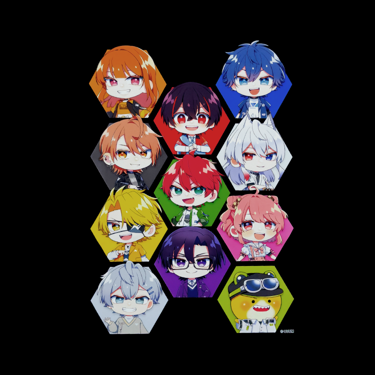 【カラフルピーチ】からぴちコレクション Tシャツ(ミニキャラ Ver.)