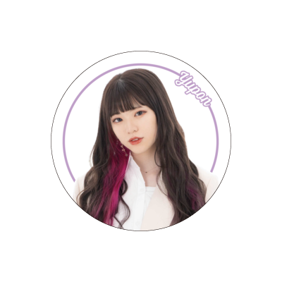 ゆーぽん 缶バッジ(ホワイト)