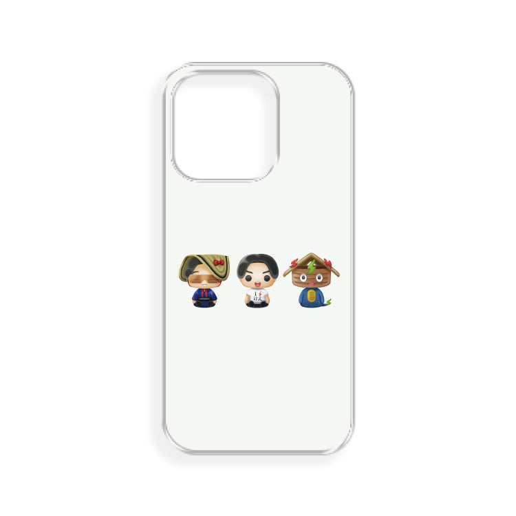 けえ【島育ち】推しiPhone 14 Pro クリアケース(全員集合)