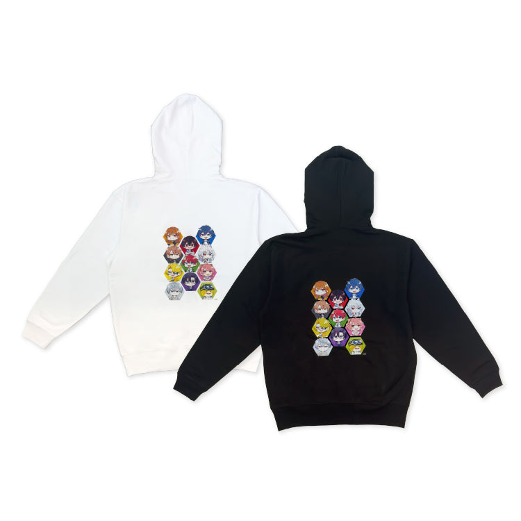 【カラフルピーチ】からぴちコレクション フルジップパーカー(ミニキャラ Ver.)