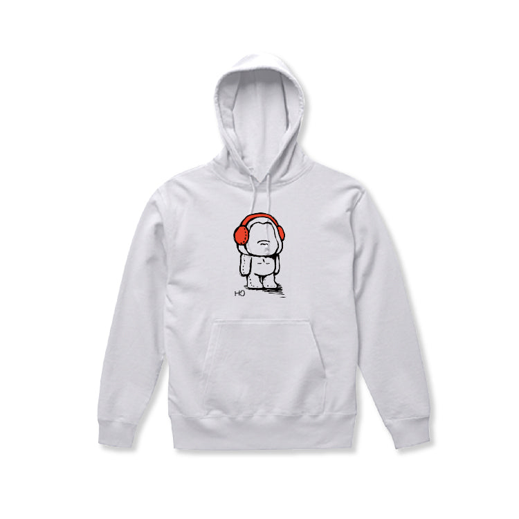 【はまちこちゃんねる】ごりちこパーカー(ホワイト)