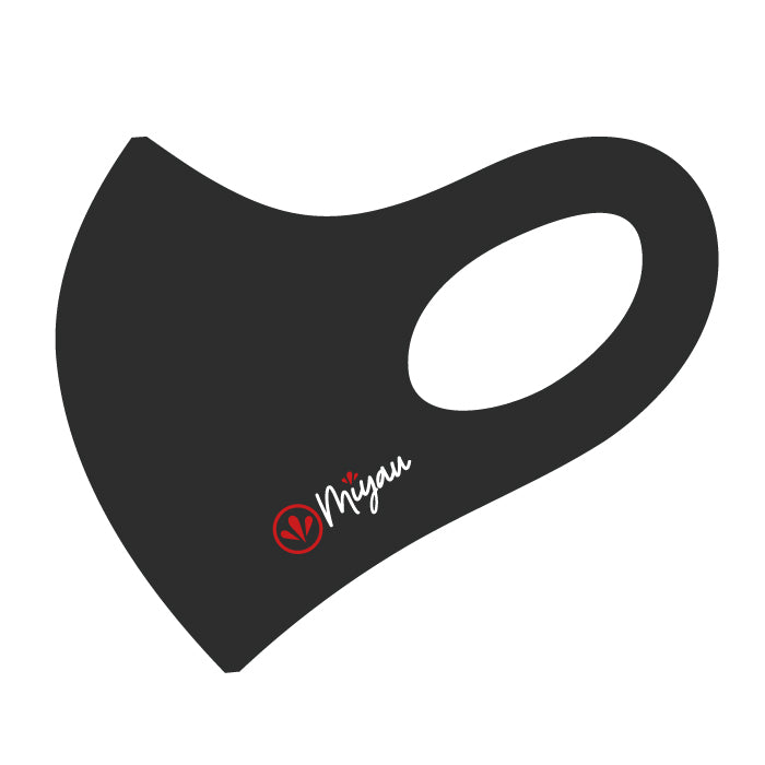 【新作】2021 Miyau マスク Miyau ロゴ(ブラック)