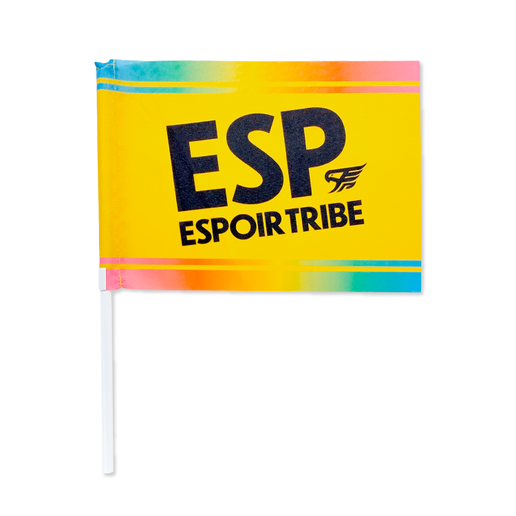 【ESPOIR TRIBE】100万人突破記念 フラッグ