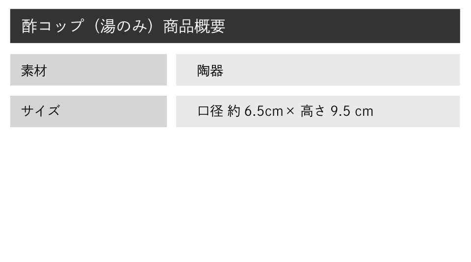 【ふざけファクトリー】ふざけコップ 酢コップ(湯のみ)