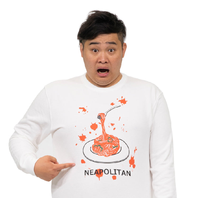 食べこぼしトレーナー(ナポリタン)